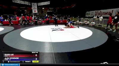 160 lbs Placement Matches (16 Team) - River Lee, BAWA vs Alex Mckenzie, CMWA