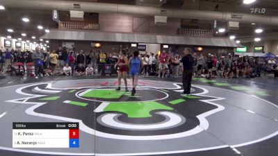 105 lbs Rnd Of 16 - Kyrstan Perez, Oklahoma vs Ashley Naranjo, Ascend Wrestling Academy