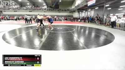 205 lbs Cons. Round 5 - Brendan Gardner, Chillicothe Wrestling Club-AAA vs Jax Vanderfeltz, Tri-Cap Wrestling Club-AA