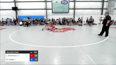 61 kg Rr Rnd 1 - Lyla Devereaux, Wyoming SEM vs Maddie Cooper, Team Tugman