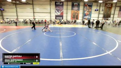 96 lbs Rd# 4- 2:00pm Friday Final Pool - Hunter Kapitula, Scorpions vs Noah Bartkowicz, Untouchables