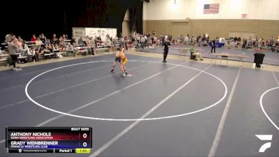 113 lbs Semifinal - Anthony Nichols, Edina Wrestling Association vs Grady Weinbrenner, Pinnacle Wrestling Club