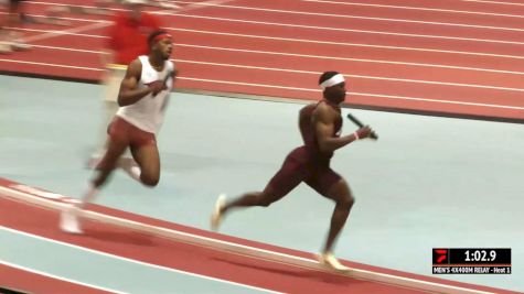 Men's 4x400m, Heat 1 - Arkansas 3:01 #2 NCAA All-Time