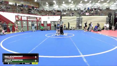 74-79 lbs Round 2 - Bryant Robertson, Franklin WC vs Paul Schornhorst, Contenders WA