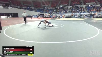 3A-113 lbs Cons. Round 3 - Mason Gorr, Warrenton vs Omar Vega, Vale