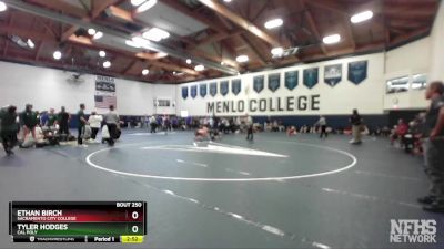 197 lbs Cons. Round 3 - Tyler Hodges, Cal Poly vs Ethan Birch, Sacramento City College