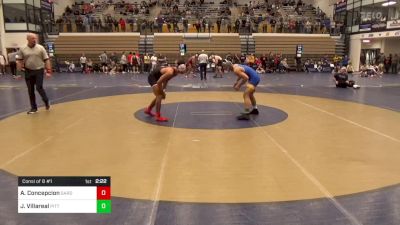 125 lbs Consi Of 8 #1 - Aedyn Concepcion, Gardner-Webb vs Jordan Villareal, Pittsburgh