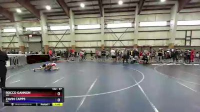 97 lbs Cons. Round 1 - Rocco Gannon, WA vs Zavin Capps, CO