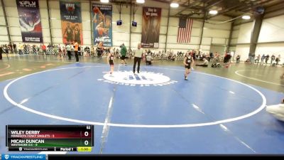 52 lbs Rd# 7- 10:45am Saturday Final Pool - Wiley Derby, Minnesota Funky Singlets vs Micah Duncan, Westshore D.S