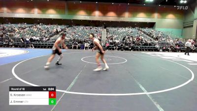 141 lbs Round Of 16 - Steven Kroesen, Vanguard vs James Emmer, Utah Valley