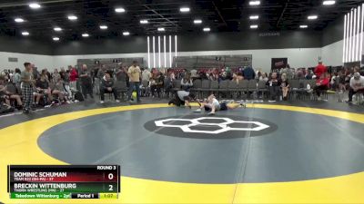 75 lbs Round 3 (8 Team) - Dominic Schuman, Team 922 (OH-PA) vs Breckin Wittenburg, Thorn Wrestling (MN)