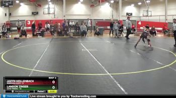 65 lbs Round 1 (4 Team) - Jaxyn Hollenbach, Nebraska Boyz vs Landon Zinser, Lead Miners