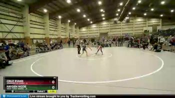71 lbs Semis & Wb (16 Team) - HAYDEN NOZIE, West Coast Riders vs Cruz Evans, Warriors Of Christ