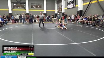 58 lbs Round 1 (4 Team) - Olive Burrows, Rocky And The Bullwinkles vs Markee Gomez, FEWTeamIA Purple