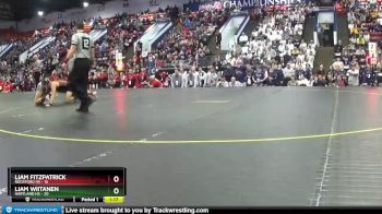 144 lbs Semifinals (8 Team) - Liam Fitzpatrick, Rockford HS vs Liam Wiitanen, Hartland HS