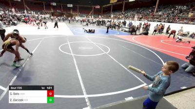 106 lbs Semifinal - Caiden Sais, Lockjaw WC vs Zaydin Daricek, Top Fuelers WC