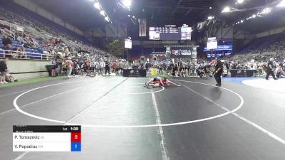 126 lbs Cons 16 #2 - Peter Tomazevic, Wisconsin vs Valentine Popadiuc, New Mexico