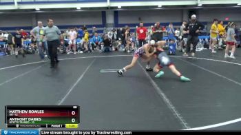 88 lbs Round 2 (8 Team) - Matthew Rowles, 4M vs Anthony Daibes, Bitetto Trained