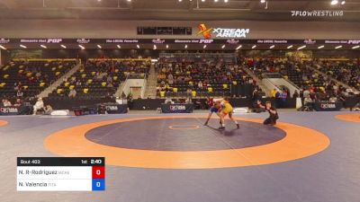 50 kg Round Of 16 - Natalie Reyna-Rodriguez, McKendree Bearcat Wrestling Club vs Nyla Valencia, Titan Mercury Wrestling Club (TMWC)