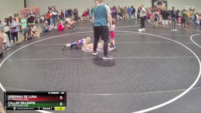 38 lbs Cons. Round 3 - Jeremiah De Luna, Jet Wrestling Club vs Callan Gillespie, Jet Wrestling Club