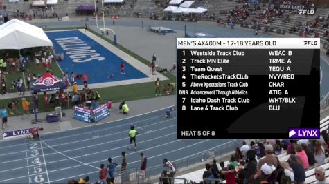 Youth Men's 4x400m Relay Championship, Semi-Finals 5 - Age 17-18