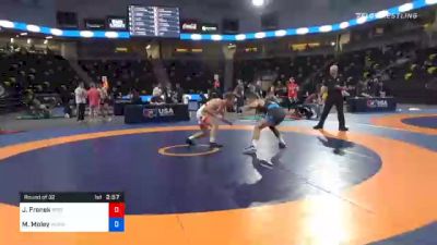 74 kg Prelims - Jared Franek, Bison Wrestling Club vs Matt Moley, Warrior Wrestling Club