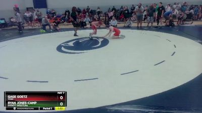 110 lbs Quarterfinal - Gage Goetz, TCWC vs Ryan Jones-Camp, Everett Wrestling