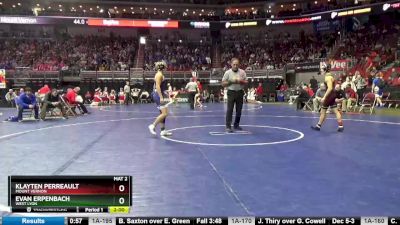 2A-106 lbs Cons. Round 4 - Klayten Perreault, Mount Vernon vs Evan Erpenbach, West Lyon