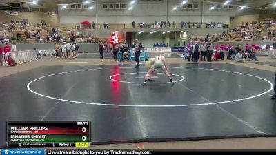 106 lbs Semis (4 Team) - William Phillips, Baylor School vs Ignatius Smout, Christian Brothers