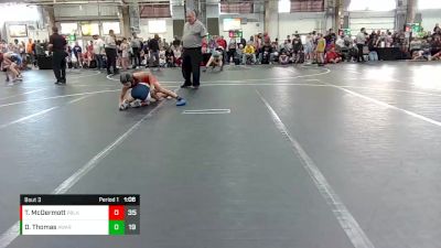 100 lbs Round 2 - TJ McDermott, PA Alliance Black vs Damien Thomas, Askren WA Red