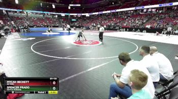 D1-113 lbs Cons. Round 1 - Mycah Beckett, De Pere vs Spencer Prado, Kettle Moraine