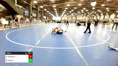 120 lbs Consi Of 32 #1 - Shane Dobbins, NY vs Nathan Gates, SC