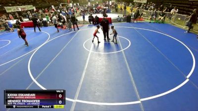 53 lbs Semifinal - Kayan Eskandari, So Cal Hammers Wrestling vs Hendrix Fronhofer, Beat The Streets - Los Angeles