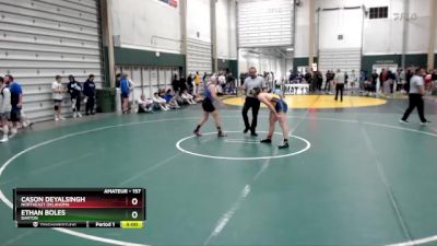 157 lbs Cons. Round 2 - Cason Deyalsingh, Northeast Oklahoma vs Ethan Boles, Barton