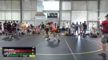 155 lbs Round 2 (6 Team) - Jack Harty, Elite Athletic Club DZ vs Lane Button, ARES Grey