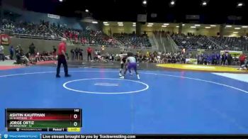 145 lbs Round 1 (4 Team) - Ashtin Kauffman, 5A Scappoose vs Jorge Ortiz, 5A Ridgeview
