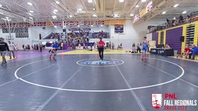 139 lbs Cons. Round 1 - Travis Long, Bear Cave Wrestling vs Gatlin Krepela, MWC Wrestling Academy