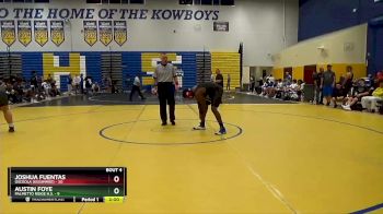 285 lbs Quarterfinals (8 Team) - Joshua Fuentas, Osceola (Kissimmee) vs Austin Foye, Palmetto Ridge H.S.