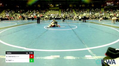 132 lbs Semifinal - Graeden Demario, Deer Creek Wrestling Club vs Brendan Bell, R.a.w.