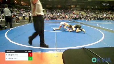 98 lbs Semifinal - Trusten Lee Douglas, Prodigy Elite vs Blake Parker, Ponca City Wrestling