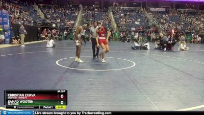 3A 157 lbs Cons. Round 2 - Christian Curva, Western Harnett vs Samad Wooten, CB Aycock