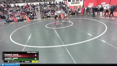 150 lbs Cons. Round 2 - Naseem Jaber, LOCKPORT (Twp) vs Frankie Tagoe, Arlington Heights (HERSEY)