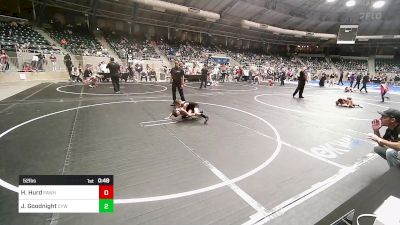 52 lbs Consi Of 4 - Hank Hurd, Pawhuska Elks Takedown vs Jack Goodnight, Coweta Tiger Wrestling