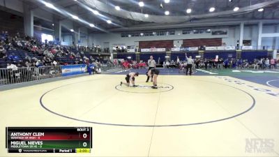 124 lbs Round 3 (3 Team) - Miguel Nieves, Middletown Sr HS vs Anthony Clem, Wantagh Sr High