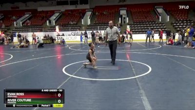 50 lbs Round 5 - River Couture, Madison vs Evan Ross, Highland