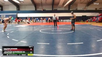 197 lbs Finals (2 Team) - Dalton Monger, Messiah 2 vs Jonathan Altamirano Bautista, Penn College 2