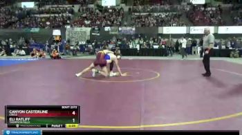 1st Place Match - Eli Ratliff, Thompson Falls vs Canyon Casterline, Circle