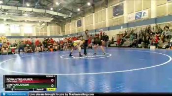 150 lbs Round 1 (4 Team) - Rowan Treasurer, Crown Point vs Griffan Larson, Avon