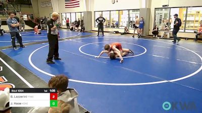 106 lbs 2nd Place - Bradley Lazzerini, Team Tulsa Wrestling Club vs Jack Hooe, Honey Badgers Wrestling Club