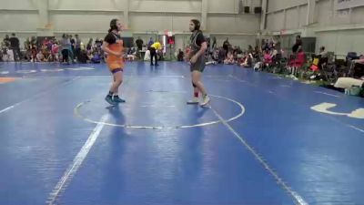 150 lbs Round 5 - Toria Tower, EP Rattlers vs Lily Zimmerlin, 84 Athletes